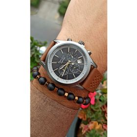 Ferrucci BNCFC956 Deri Kordon Function Erkek Kol Saati Bileklik Hediyeli