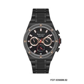 Ferrucci FC.03566M.02 Siyah Erkek Kol Saati