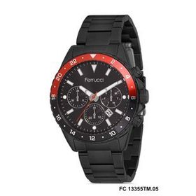 Ferrucci FC 13355M.05 Kırmızı Siyah Erkek Kol Saati