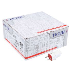 Fetih Priz F-02 Topraklı Muhafazalı Dişi Topraklı Fiş