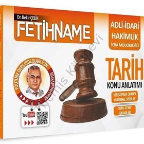 Fetihname 2023 Adli İdari Hakimlik İcra Müdürlüğü Fetihname Tarih Konu Anlatımı