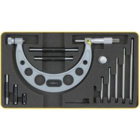 Fett AS-111060 0-150 mm Asimeto Mekanik Değiştirilebilir Çubuklu Dış Çap Mikrometresi