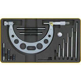 Fett AS-111120 150-300 mm Asimeto Mekanik Değiştirilebilir Çubuklu Dış Çap Mikrometresi