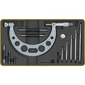 Fett AS-111240 500-600 mm Asimeto Mekanik Değiştirilebilir Çubuklu Dış Çap Mikrometresi