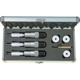 Fett AS-208638 6-12 mm Asimeto Dijital 2 ve 3 Nokta Temaslı İç Çap Mikrometre Seti