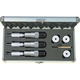 Fett AS-209668 50-100 mm Asimeto Mekanik 2 ve 3 Nokta Temaslı İç Çap Mikrometre Seti