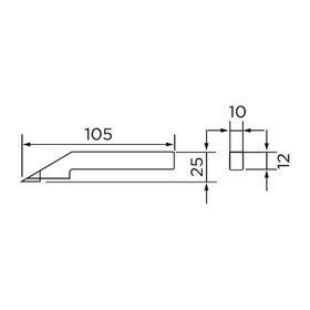 Fett AS-625120 0-300 mm Asimeto Tek Kolon Dijital Yükseklik Mihengiri