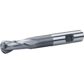 Fett DIN1889 9 mm ZPS Hss Co8 2 Ağızlı Kısa Küresel Parmak Freze