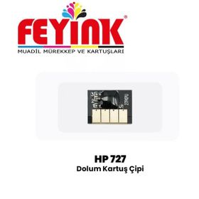 Feyink Hp 727 F9J78A-B3P21A Yellow 300 ml T920/T930/T1500/T2500/T2530 Çip