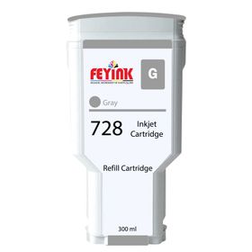 Feyink HP 728 Gray 300 ml Orijinal Mürekkep Dolumlu Kartuş