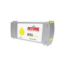 Feyink Hp Latex 831C Yellow 775 ml Orijinal Mürekkep Dolumlu Kartuş