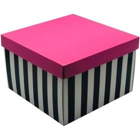 Feza Kutu 31x31x20 cm 10 Adet Desenli Pasta Kutusu