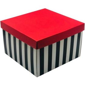 Feza Kutu 31x31x20 cm 10 Adet Desenli Pasta Kutusu