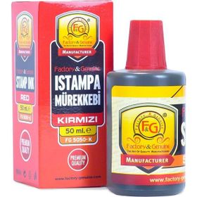 Fg (50 ml Kırmızı) Istampa Mürekkebi