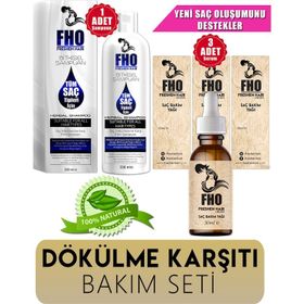 FHO Freshen Hair 330 ml Bitkisel Şampuan + 3x30 ml Saç Bakım Serumu Saç Dökülme Karşıtı Bakım Seti