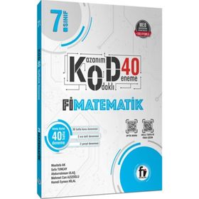 Fi Yayınları 7.Sınıf Kod 40 Deneme Matematik