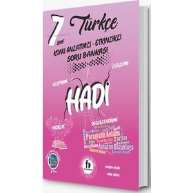 Fi Yayınları 7. Sınıf Türkçe Konu Anlatımlı Etkinlikli Hadi Soru Bankası