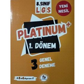 Fi Yayınları - 8. Sınıf LGS 3 Genel Deneme Platinum 1.Dönem