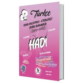 Fi Yayınları 8. Sınıf Türkçe Konu Anlatımlı Etkinlikli Hadi Soru Bankası