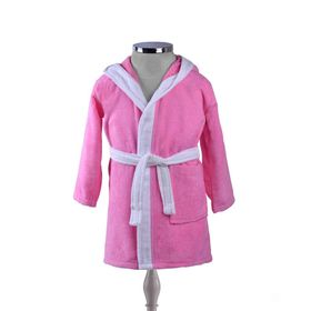 Fialka 5-6 Yaş Pembe Çocuk Bornoz