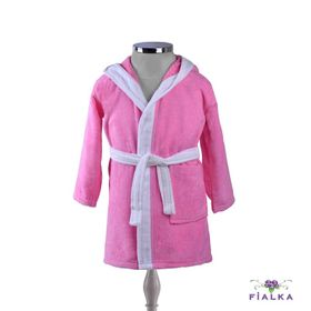 Fialka 7 8 Yaş Pembe Çocuk Bornoz
