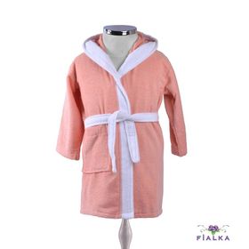 Fialka 7-8 Yaş Turuncu Çocuk Bornoz