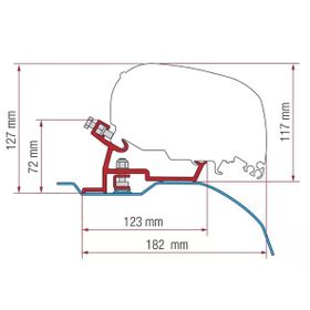 Fiamma F65.F80 Ducato/Jumper/Boxer-H2 L4 06.2006 Tente Braketi