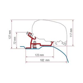 Fiamma F65.F80 Ducato/Jumper/Boxer-H2 L4 06.2006 Tente Braketi