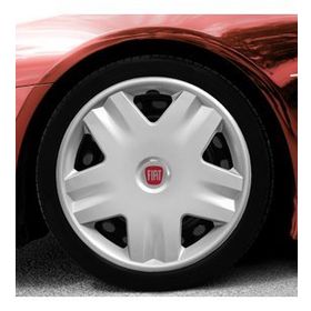 Fiat 14 İnç Amblemli Gri 4'lü Takım 140 Jant Kapağı