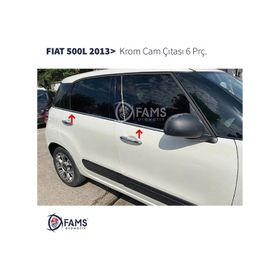 Fiat 500L 2013 Üzeri Krom Cam Çıtası