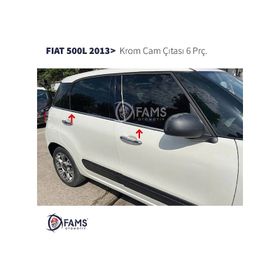 Fiat 500L 2013 Üzeri Krom Cam Çıtası