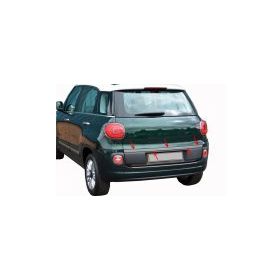 Fiat 500l Formlu Paslanmaz Çelik Krom Bagaj Alt Çıtası