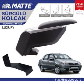 Fiat Albea 2002 2012 Çelik Ayaklı Gri Siyah Kol Dayama Kolçağı