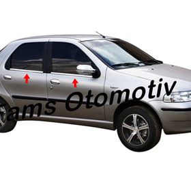 Fiat Albea P.Çelik 4 Parça Krom Cam Çıtası