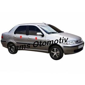 Fiat Albea P.Çelik 4 Parça Krom Cam Çıtası