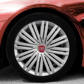 Fiat Amblemli Gri 4'lü Takım 126 15 İnç Jant Kapağı