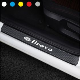 Fiat Brava 4 Adet Karbon Kapı Eşiği Sticker
