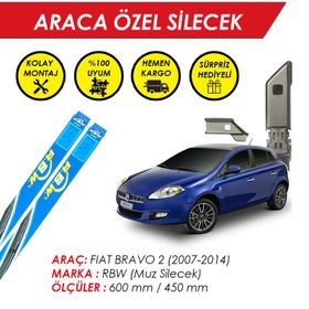 Fiat Bravo RBW 2007-2014 Muz Silecek Takımı