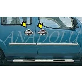 Fiat Doblo 12 Parça 2000 2010 Paslanmaz Çelik 4 Kapı Krom Kapı Kolu