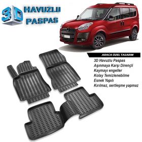 Fiat Doblo 2010-2015 3D Havuzlu Paspas
