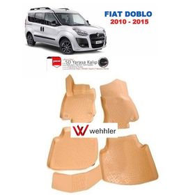 Fiat Doblo 2010-2015 3D Havuzlu Paspas