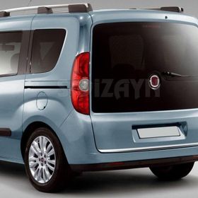 Fiat Doblo 2010-2015 5805030 Krom Bagaj Alt Çıtası