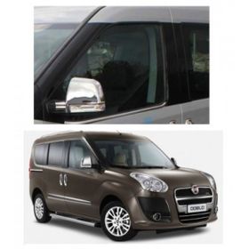 Fiat Doblo 2010-2015 Krom 2 Parça Ayna Kapağı