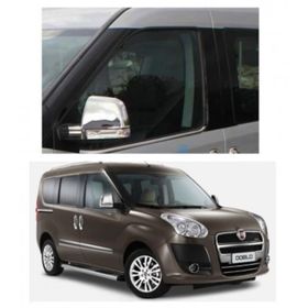 Fiat Doblo 2010-2015 Krom 2 Parça Ayna Kapağı
