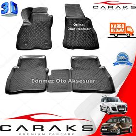 Fiat Doblo 2010 Sonrası 3D Havuzlu Paspas