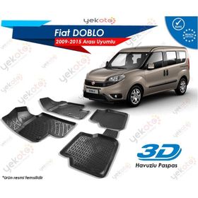 Fiat Doblo 3D Havuzlu Paspas