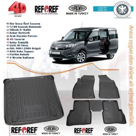 Fiat Doblo 4D Havuzlu 2010 Sonrası Paspas ve Bagaj Havuzu