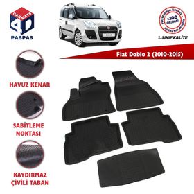 Fiat Doblo 4D Havuzlu 2010 Sonrası Paspas ve Bagaj Havuzu