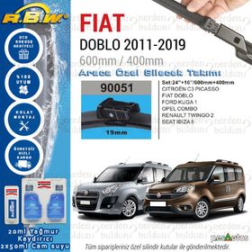 Fiat Doblo RBW 2011-2017 Muz Silecek Takımı