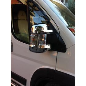 Fiat Ducato 2008 Üzeri Krom 2 Parça Ayna Kapağı